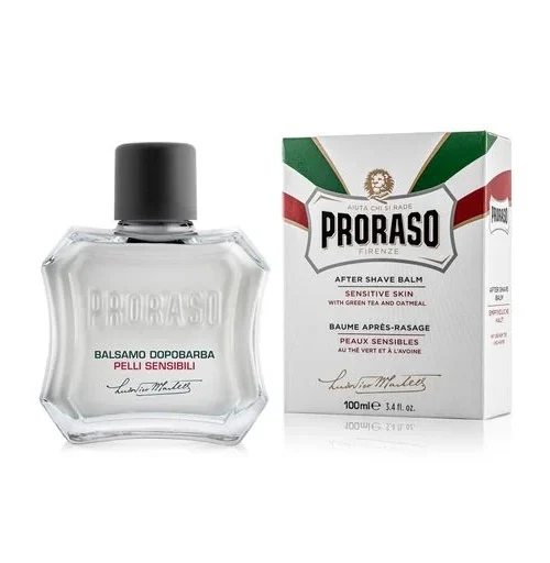 Бальзам після гоління Proraso для чутливої шкіри, з екстрактом зеленого чаю та вівса, 100 мл