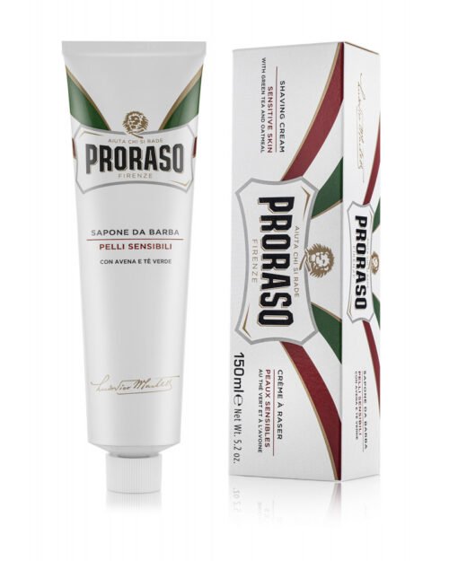 Крем для гоління Proraso, з екстрактом зеленого чаю та вівса, для чутливої шкіри, 150 мл