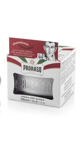 Крем перед голінням Proraso, для чутливої шкіри, з екстрактом зеленого чаю та вівса, 100 мл