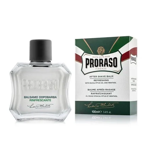 Освіжаючий та тонізуючий бальзам після гоління Proraso, з евкаліптовою олією та ментолом, 100 мл