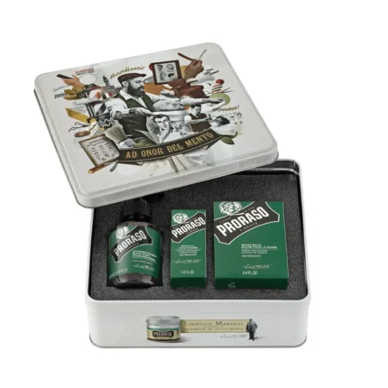Подарунковий набір для догляду за бородою Proraso, колекція Refresh, 200/100/30 мл