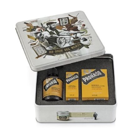 Подарунковий набір для догляду за бородою Proraso, колекція Wood and Spice, 200/100/30 мл