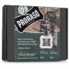 подарунковий набір для гоління картонна коробка proraso press and vetyver Подарунковий набір для гоління Proraso в картонній коробці, колекція Cypress&Vetyver, 200/100 мл