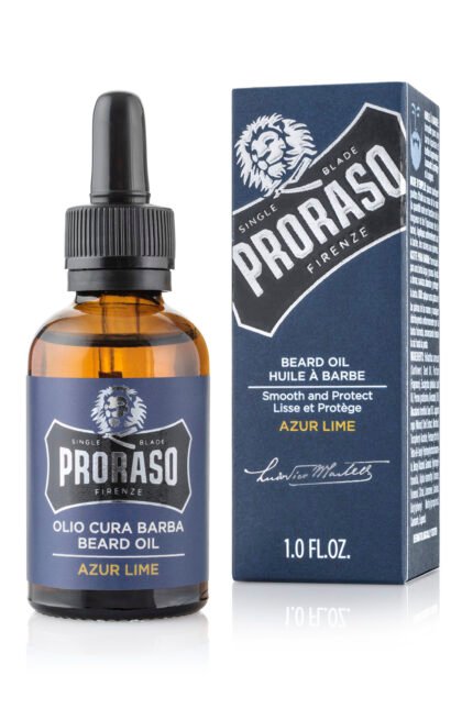 Освіжаюча олійка для догляду за бородою Proraso, колекція Аzur Lime, 30 мл