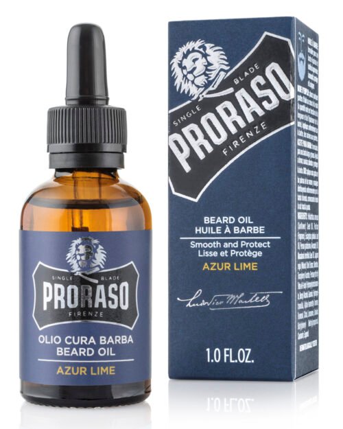 Освіжаюча олійка для догляду за бородою Proraso, колекція Аzur Lime, 30 мл